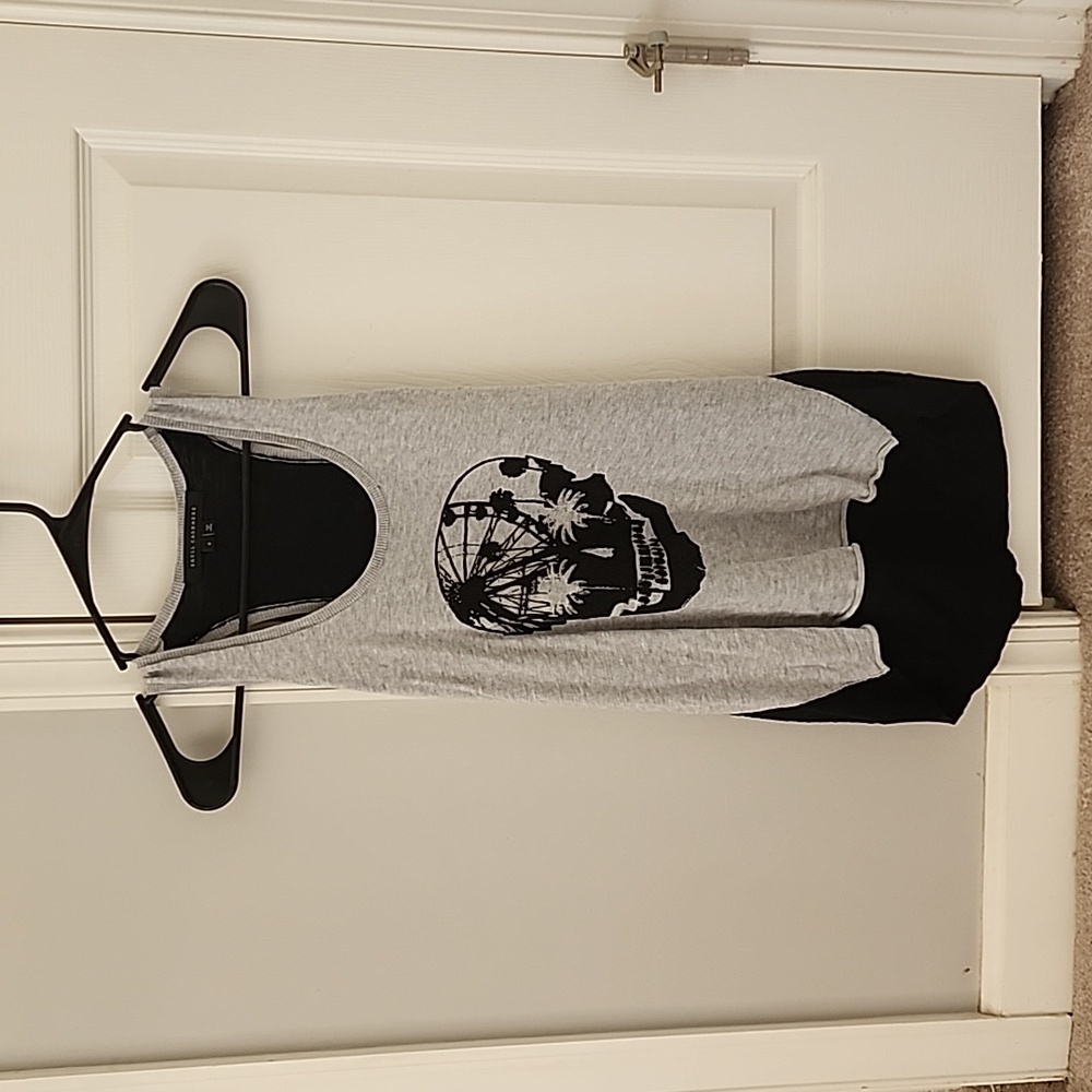 Skull Cashmere tank top